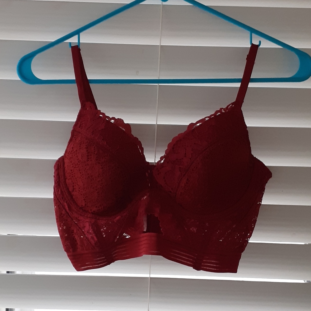 Victoria's Secret Floral Corset Bustier Bra Top